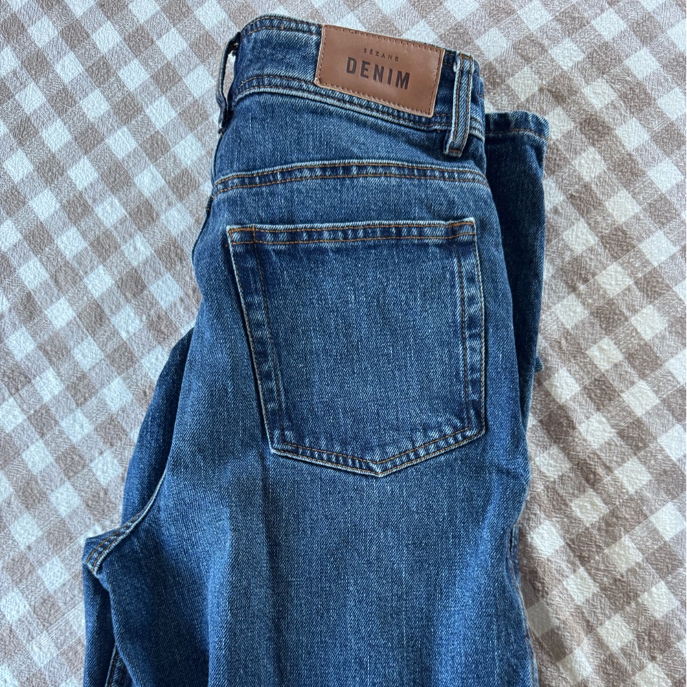 Sezane Le Crop Denim Jeans